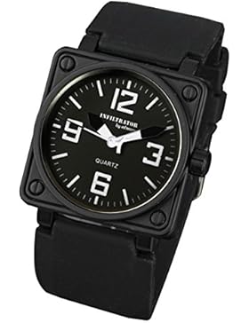 INFANTRY Herren Armbanduhr-003-blk-r, schwarz
