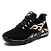 Produktbild MISS&YG Herren-Sportschuhe Leder-Basketballschuhe Warm Wilde Lässige Schuhe,Gold,42