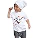 Produktbild Jungen Tops,Kindertag Geschenk Beikoard Kleinkind Kinder Jungen Mädchen Fußball Print Tops Kurzarm T-Shirt Outfit Kleidung Kurzarm WM-Fußball Bedrucktes T-Shirt Oberteil (Violett, M)