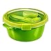 Produktbild CURVER. Packs mit 3 Besteck und Trennung Teller Brotdose Ok Gefrierschrank und Mikrowelle Rund Grün 20 x 10 cm