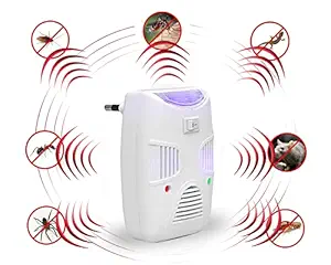 WRIGHTRACK Ultrasonic Pest Repeller to Repel Rats, Cockroach, Mosquito, Home Pest & Rodent Repelling Aid for Mosquito, Cockroaches, Ants Spider Insect Pest Control Electric Pest Repelling Machine (1)