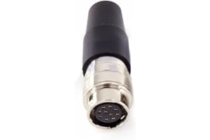 DRRI Hirose HR10A-10J-10S Connecteur circulaire à souder femelle (prise femelle, 10 broches)