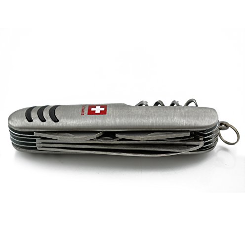 Taschenmesser mit Schweiz Logo, 11 Funktionen by Bedarf Tools - 2