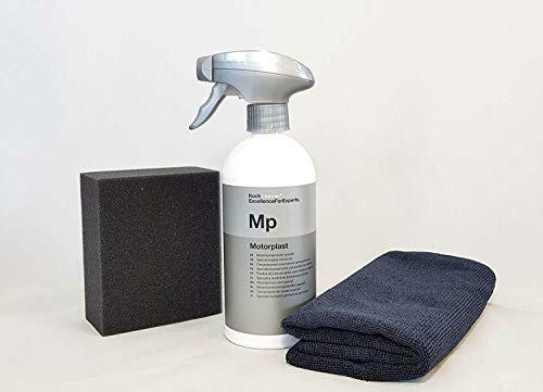 Clean 2 Motorplast - Esponja para conservar el Motor (40 x 40 cm), Color Negro