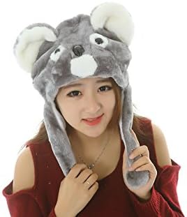 Colorfulworldstore 42 styles Pets Unisex Plush Animal Hats Costume Hood Toys Performance props (koalas-37)