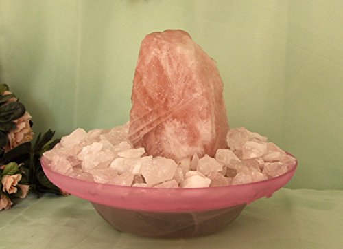 Edelstein Quellstein-Brunnen-Rosenquarz Harmonie - 2