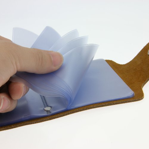 Liying Versatile Soft Premium Leather Wallets Credit Card Holder ID Business Case Purse(Unisex) for all (Purple)