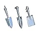 Produktbild LOVEZMY Garten-Handwerkzeug-Set, 3-teilig, Edelstahl, Garten-Blumenwerkzeug, multifunktional, ergonomische Griffe, 3 Verschiedene Schaufeln, perfekt für Gartenliebhaber