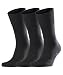 Produktbild FALKE Run 3-Pack Herren Socken black (3000) 46-48 mit Plüschsohle