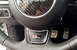 Audi S Line Sline S-Line Pegatina de logotipo para Volante, Negro