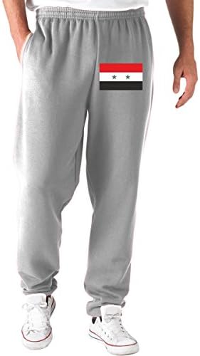 Cotton Island Sweatpants TM0249 Syrian Flag Flag, Size XXL