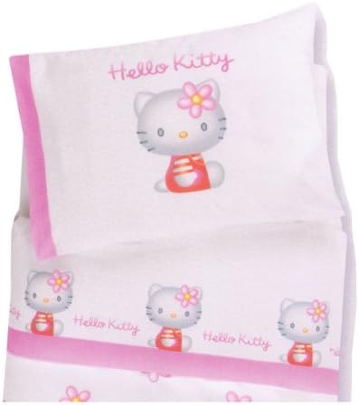 Sum Complete Lenzuolino Printed Cot Hello Kitty 3d 010 White