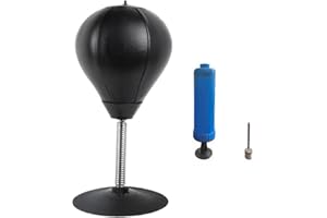 GENERIC 1 lot de sac de frappe de bureau avec ventouse puissante pour adultes - Pour soulager le stress et le stress - Mini punching-punch amusant