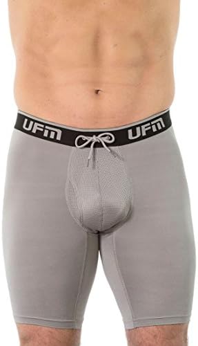 New UFM 4.0 Underwear For Men Adjustable Athletic Support Boxer Brief 9" Polyester-Spandex
