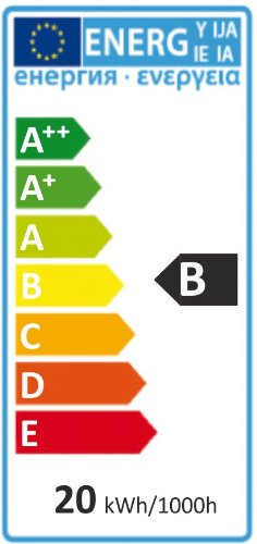 as – Schwabe 42422 Energiespar-Magnet-Arbeitsleuchte MAL 20, 20W, 5 m H05RN-F 2 x 1.0, IP44 Gewerbe, Baustelle - 2
