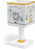 High resistance Dalber Hello Little kinder Tischlampe, Plastik, E14, 1 W, Mehrfarbig, 14 x 14 x 29 cm