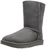botas ugg grises Plantilla de piel de oveja y alineado completamente