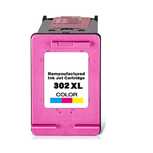 Preisvergleich Produktbild Wiederaufbereitete Tintenpatrone für HP 302XL (hohe Ergiebigkeit), geeignet für Tintenstrahldrucker 302 2131 2132 1111 Serie Prints Beautiful Large farbe