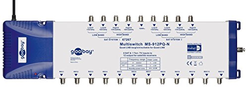 Preisvergleich Produktbild Goobay SAT-Multischalter (9 Eingänge / 12 Ausgängen)