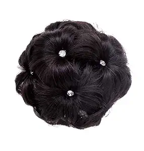 Ekan Decorative Bun Extension Artificial Juda For Women And Girls Pack Of 1