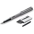 Lamy AL-Star Fountain Pen (26F) Graphite + 5 Black Ink Cartridges