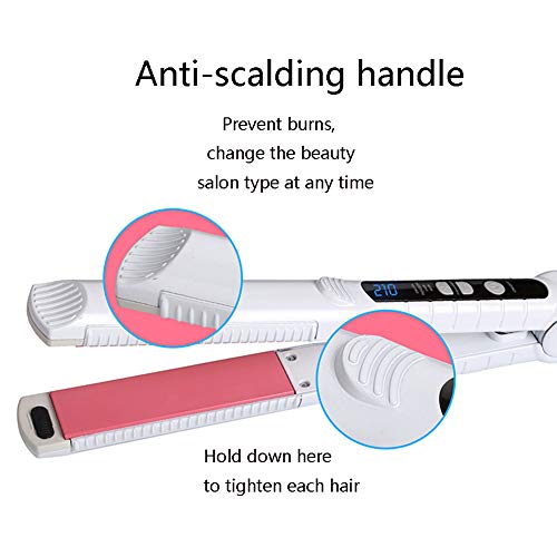 Hair Straightener 3 in One Changeable Plate Hair Straightener Ceramic Liquid Crystal Does Not Hurt Hair