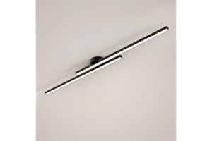 Klobvtt Plafoniera a LED Lampadario lineare Moderno Illuminazione a soffitto Plafoniere minimaliste a Semi-Incasso Striscia Lunga Vicino alle lampade a soffitto per corridoio Soggiorno Ufficio