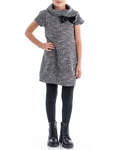 Bimbus Girls 153Igim Dress, multi (929 nero/grigio), size 4Y (104 cm)