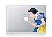 Produktbild MacBook Schneewittchen küssende Apple Vinyl Aufkleber für MacBook Pro/Air 33,02 cm