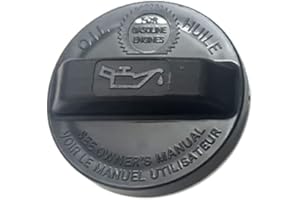 Caliwill Oil Filler Cap Compatible with Honda Civic, CR-V, Accord, Odyssey, MDX, RL, TL, RSX (2003-2011) - Black ABS Material - 15610-RAA-A01
