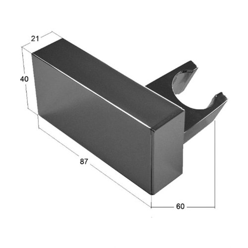 Duschkopf mit Schlauch und Brause-Halter von SANIXA | Duschbrause Set ABS verchromt mit Duschschlauch 200cm Duschsysteme Hand-Brause mit Brauseschlauch und Brausehalter mit Wandnaschlussbogen Brausegarnitur Duschset | Badezimmerausstattung - 5
