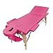 Produktbild Kendan Caesar Rosa - Licht Tragbare Holz 3-teiliger Massagetisch faltbar Klappbett Tattoo Salon Reiki Schönheitstherapie (Tragetasche im Lieferumfang enthalten)