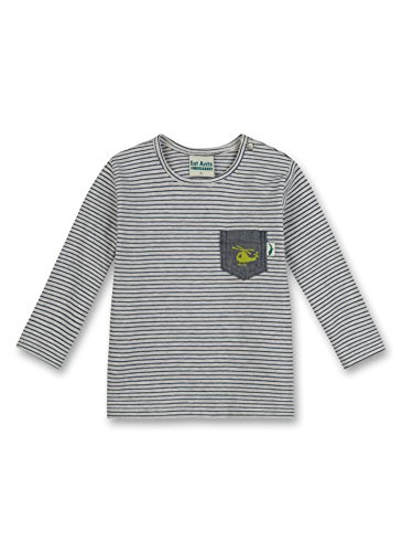 Sanetta Baby Boys 113390 Sweatshirt, Multicoloured (light Platin Meliert 1859), 3-6 Months