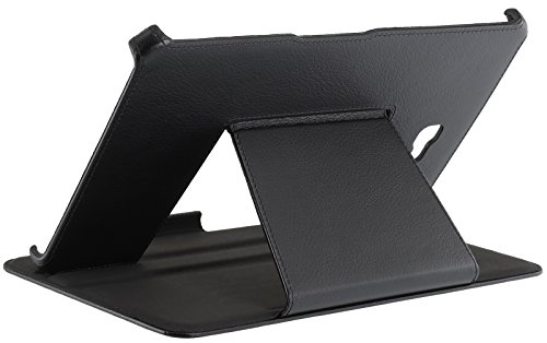 StilGut UltraSlim Case V2, Schutz-Tasche für Galaxy Tab A 10,1" mit verstellbarer Standfunktion. Dünnes Cover mit Sleep / Wake Funktion für das original Samsung Galaxy Tab A 10.1 Zoll , Schwarz