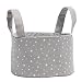 Belino Stars Basket – Layette, 30 x 30 x 18 cm, Grey