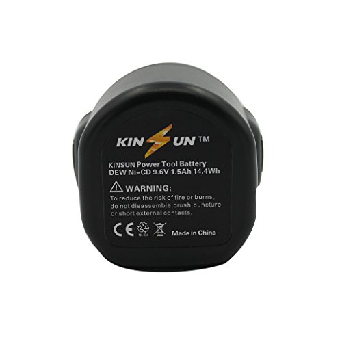 KINSUN Elektrowerkzeug Akku 9.6V 1.5Ah Ni-Cd für Dewalt DE9036 DE9061 DE9062 DW9061 DW9062 - 6