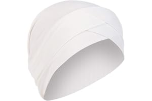 WWRICOTTA Foulard En Bambou Pour Femme - Bonnet Turban Turban Chimio Coton Pour Filles Chapeaux De Travail Bonnet Sommeil Chapeau Bandeau Bandana Cheveux Bonnet Souple Et Respirant Pour Femmes Et Hommes