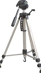 Simpex 3600 hevy Duty 5'5'' Tall Video and Photo Tripod, Made with Aluminium Material (Bronze Colour) Free a Carry case + USB LED Light