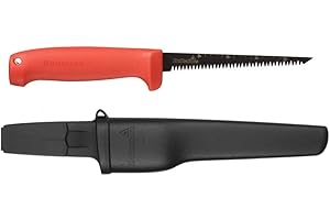 Hultafors wyrzynarka JS (długość ostrza 130 mm, do płyt gipsowo-kartonowych, rękojeść z tworzywa sztucznego Toff, ostrze ze stali SK5, w zestawie kołdra) 483147