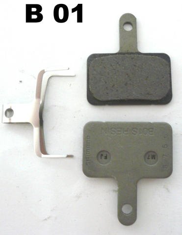 Preisvergleich Produktbild Shimano Bremsbelag-resin B01, schwarz, Y-8ES98030