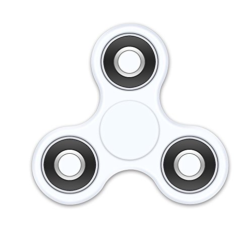 Fidget Hand Spinner Toy Relieves ADHD/Anxiety/Boredom for Kids and Adluts Toy Rotating Stress Reducer EDC Focus (White) Fidget Hand Spinner Toy Relieves ADHD/Anxiety/Boredom for Kids and Adluts Toy Rotating Stress Reducer EDC Focus (White)