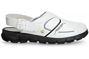 Abeba 37335-39 Dynamic Chaussures sabot ESD Taille 39 Blanc/Noir
