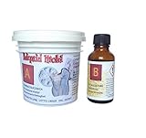 Goma de silicona líquida para crear moldes y extremadamente detallados + guantes de nitrilo negro como regalo.