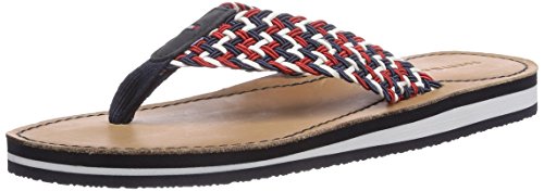 Tommy Hilfiger Womens MONICA 24D Flip Flop Sandles Blue Blau (RWB 910) Size: 6