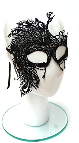 Venezianische Maske Maskerade Spitze Schwarz Mitternacht Erotikmaske Ball Ballmaske Princess Maske Casual Dating - 7