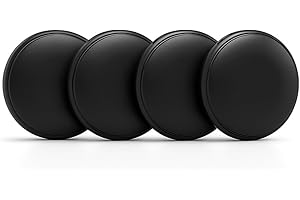 4 Pack Oscanna 2025 Smart GPS tracker Tag compatible with Apple Findmy IOS Only (4 Pack Black Tag Only)