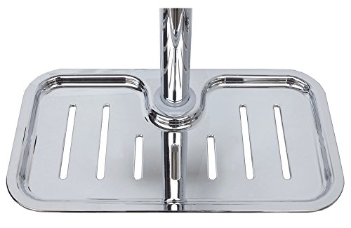 Thermostat Duschset Brauseset Duschsystem Dusch Brause Set Duschstange 100cm Regendusche 25cm Kopfbrause Überkopfbrause Komplettdusche Brausestange Duschbrause variable Halter 40cm-90cm Duschgarnitur für vorhandene Bohrlöcher 12003T-25 - 7