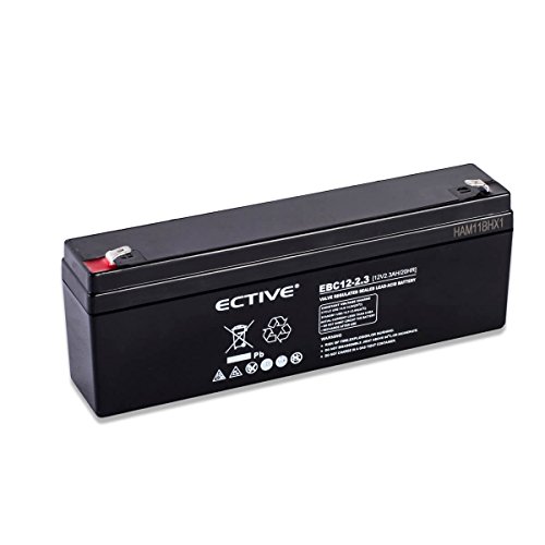ECTIVE EBC-Serie | Zyklenfester 12V Bleiakku | 5 Varianten: 1,3Ah – 7,2Ah |Wartungsfreier Blei-AGM-Akku, Blei-Vlies-Akku, AGM-Akku, Bleigelakku, Blei-Akku, Blei-Batterie für höchste Anforderungen