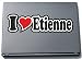 Produktbild INDIGOS UG - Aufkleber - I Love Heart Decal Sticker Laptopskin 210 mm - Ich liebe - I LOVE Etienne - Laptop Netbook Computer - Sticker mit Namen vom Mann Frau Kind