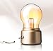 Produktbild KesiErte USB Wiederaufladbare Retro Glühbirne LED Energiesparlampe Modellierung Nachtlicht Nacht Fütterung Student Dormitory Nachttischlampe , gold